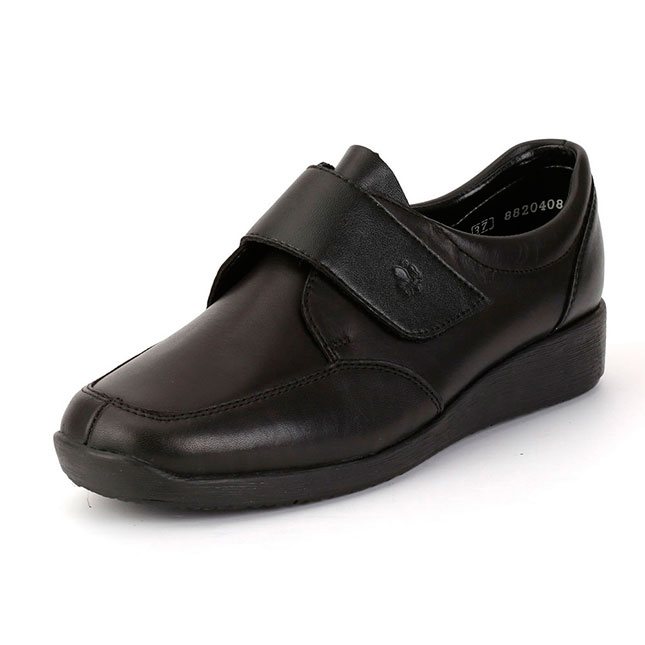 Чёрные закрытые туфли из натуральной кожи RIEKER RIEKER
