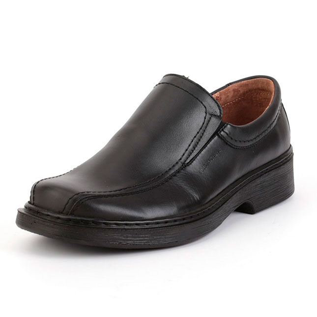 Чёрные низкие ботинки из натуральной кожи Burgerschuhe Burgerschuhe