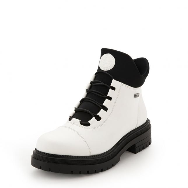 Белые ботинки из искусственной кожи RIEKER RIEKER