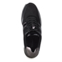 Чёрно-коричневые низкие кроссовки из искусственной кожи TAMARIS BASIC