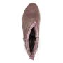 Розовые высокие ботинки из натуральной кожи TAMARIS