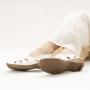 Белые туфли из натуральной кожи Rieker Rieker