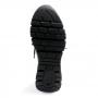 Чёрные кроссовки из натуральной кожи Rieker