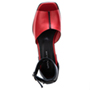 Красные туфли с открытой стопой из натуральной кожи MYM Exclusive MYM Exclusive