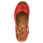 Красные туфли с открытой пяткой из натуральной кожи Respect