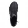 Чёрные ботинки из искусственной кожи RIEKER RIEKER