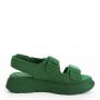 Зелёные сандалии из текстиля Keddo Keddo