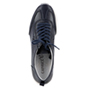 Тёмно-синие низкие кроссовки из натуральной кожи CAPRICE