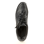 Чёрные низкие кроссовки из натуральной кожи CAPRICE