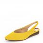 Жёлтые туфли с открытой пяткой Betsy Betsy
