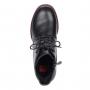 Чёрные ботинки из натуральной кожи RIEKER RIEKER