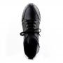 Чёрные кроссовки из натуральной кожи Remonte Remonte