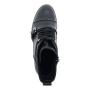 Чёрные высокие ботинки из натуральной кожи Deutz