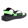 Чёрно-зеленые сандалии El Tempo