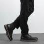 Чёрные высокие ботинки из натуральной кожи Rieker Rieker
