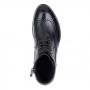 Чёрные высокие ботинки из натуральной кожи Respect Respect