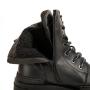 Чёрные высокие ботинки из натуральной кожи El Tempo El Tempo