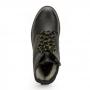 Чёрные высокие ботинки из натуральной кожи El Tempo El Tempo