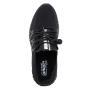 Чёрные низкие кроссовки из текстиля BADEN BADEN