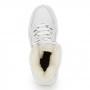 Белые кроссовки из натуральной кожи Respect