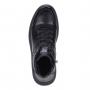 Чёрные высокие кроссовки из натуральной кожи Respect Respect