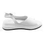 Белые туфли с открытой стопой из натуральной кожи Respect Respect
