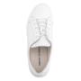 Белые низкие кроссовки из натуральной кожи Respect Respect
