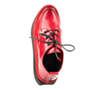 Красные низкие ботинки из искусственного лака Respect