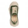 Зелёные кроссовки из натуральной кожи Respect