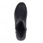 Чёрные высокие ботинки из искусственной кожи RIEKER RIEKER